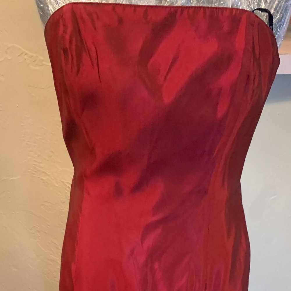 Vintage All That Jazz Prom Dress, Party, Dance, Cruise, Deep Red Size M (8-10)